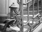 Le chiffre 5 de l'escalier d'honneur photographie par Eugene Atget